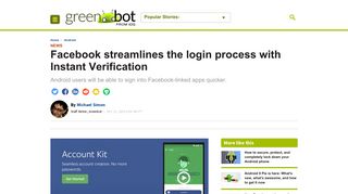 Facebook streamlines the login process with Instant Verification ...