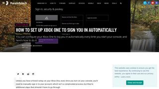How to set up Xbox One to sign you in automatically • Pureinfotech