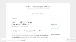 iNstantJB | iNstant Jailbreak Cydia Download