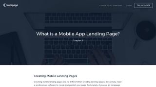 Creating Mobile Landing Pages - Instapage Guide