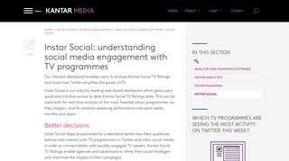Instar Social | Kantar Media