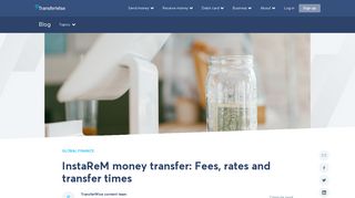 InstaReM money transfer: Fees, rates and transfer times - TransferWise