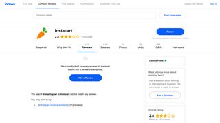 Working as an Instashopper at Instacart: Employee Reviews | Indeed ...