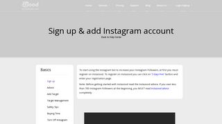 Sign up | Instazood