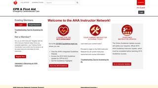AHA Instructor Network Home - American Heart Association