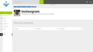 Instwogram old versions - Android