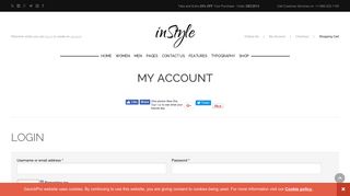 My Account » InStyle - Demo - GavickPro