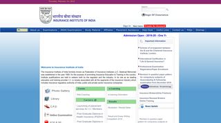 Insurance Institute of India: Home