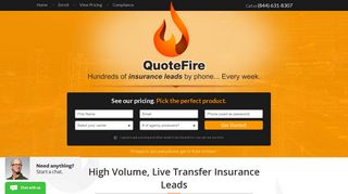 QuoteFire.com - Making insurance leads obsolete.