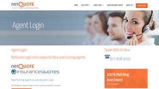 Agent Login - NetQuote Insurance Agents