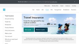 Travel Insurance | Single, Multi Trip & Annual Holiday Cover | Co-op