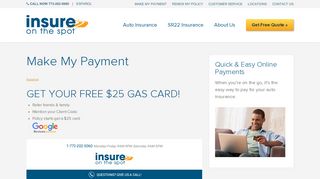 Make a Payment - Car Insurance Payment | Insure on the Spot