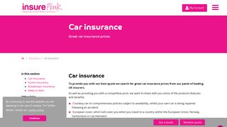 insurePink | Car Insurance