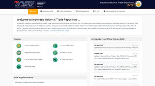 INTR | Indonesia National Trade Repository - INSW