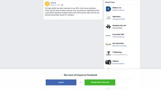 Insynq - Full login ability has been restored to over 99%... | Facebook