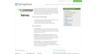 InsynQ-CPAASP Quickbooks Hosting Services, InsynQ - SpringAhead