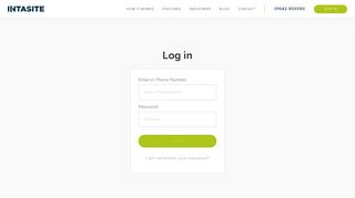 Login To Your Account | Intasite