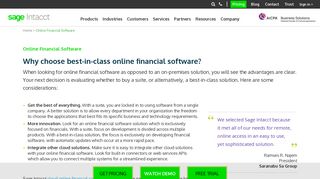 Online Financial Software | Sage Intacct