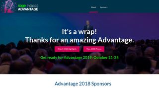 Advantage 2018 | Sage Intacct