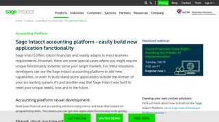 Accounting Platform | Sage Intacct