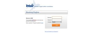 Booking Engine - Intair