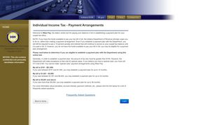 INtaxPay.in.gov: Individual Income Tax - Payment Arrangements