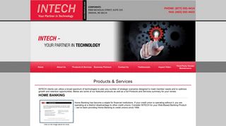 Products and Services - INTECH - Your Partner in Technology