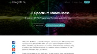 Full Spectrum Mindfulness | Integral Life Courses
