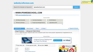 ipswebschool.com at WI. Integral Solutions .::. Indirapuram Public School