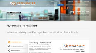 Services | Integrated Employer Solutions
