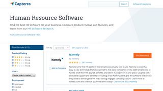 Best Human Resource Software | 2019 Reviews of the Most Popular ...