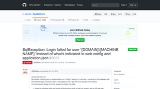 SqlException: Login failed for user '{DOMAIN}{MACHINE NAME ...