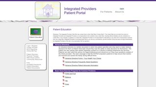 Patient Education - Education - IGP Patient Portal