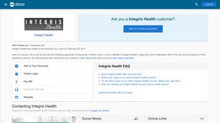 Integris Health: Login, Bill Pay, Customer Service and Care Sign-In