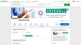 INTEGRIS Health Employee Benefits and Perks | Glassdoor