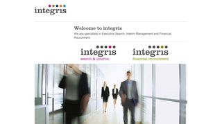 Search and Interim Homepage - Integris