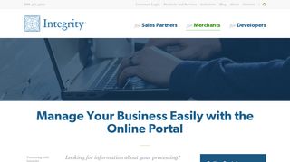 Online Portal - Integrity Payment Systems