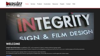 Integrity Signs - Specialised Sign Writing in Canberra ACT