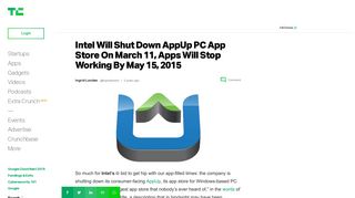 Intel Will Shut Down AppUp PC App Store On March 11, Apps Will ...