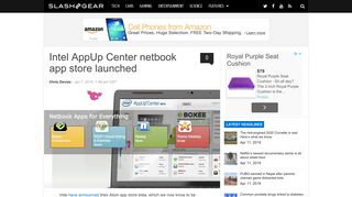 Intel AppUp Center netbook app store launched - SlashGear