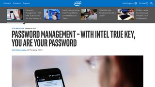 Password Management - With Intel True Key, You Are Your Password