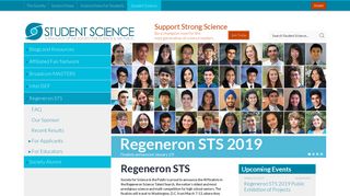 Regeneron STS | Student Science