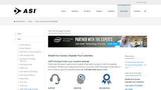 Intel Technology Provider - ASI Partner