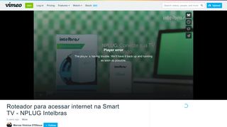 Roteador para acessar internet na Smart TV - NPLUG Intelbras on ...