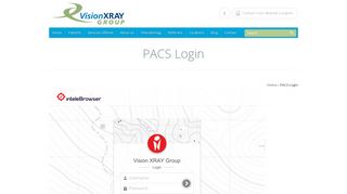 PACS Login • Vision Xray Group