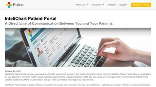 InteliChart Patient Portal | Pulse Systems, Inc.