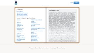 inteligator.com | The Internet Privacy Handbook | Safe Shepherd