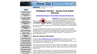 Inteligator Review - Access Free Public Records