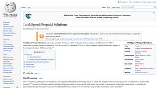 InteliSpend Prepaid Solutions - Wikipedia