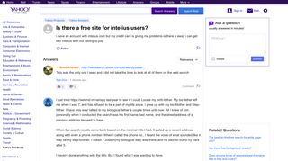 is there a free site for intelius users? | Yahoo Answers